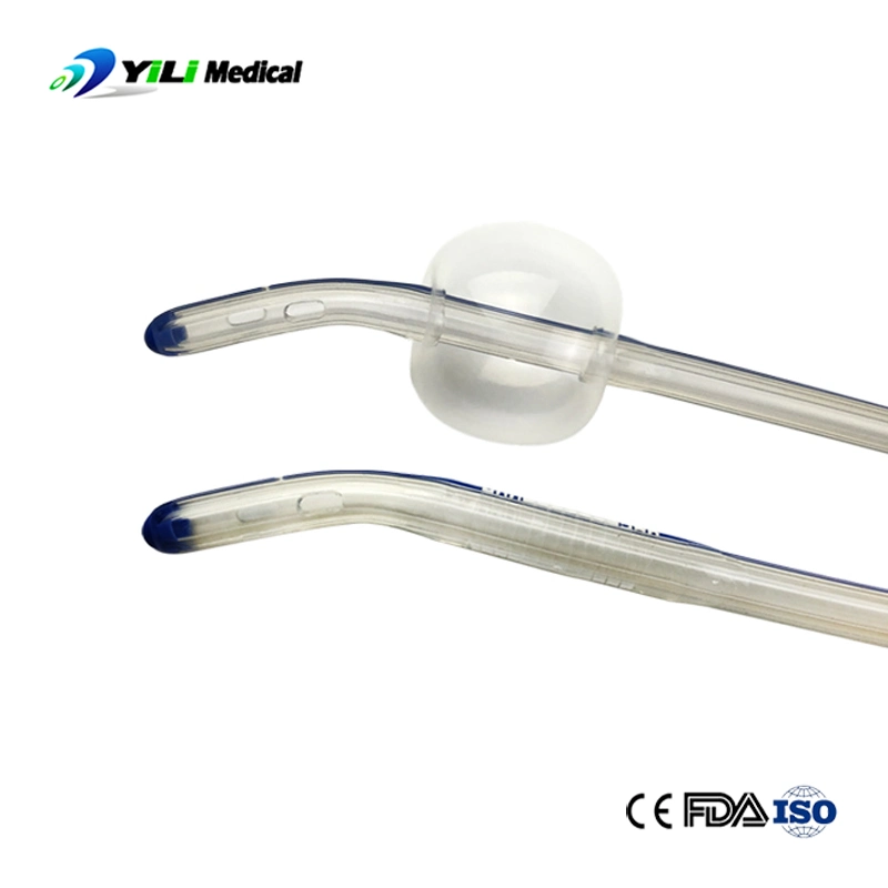 Medical Urology Silicone Foley Catheters Round Tip Tiemann Tip Catheterization
