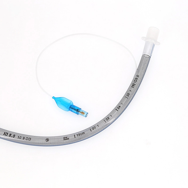 Disposable Medical Reinforced Endotracheal Tubes Oral/Nasal with Cuffed or Without Cuff