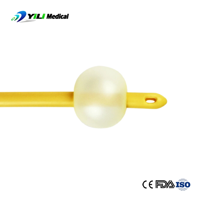 Three Way Silicone Coated Latex Foley Catheter Fr16-26
