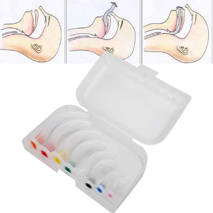 Airway Oral Kit Tube First Emergency Inserting Care Silicone Aid Health Oropharyngeal Tool Mouth Nasopharyngeal Nasal