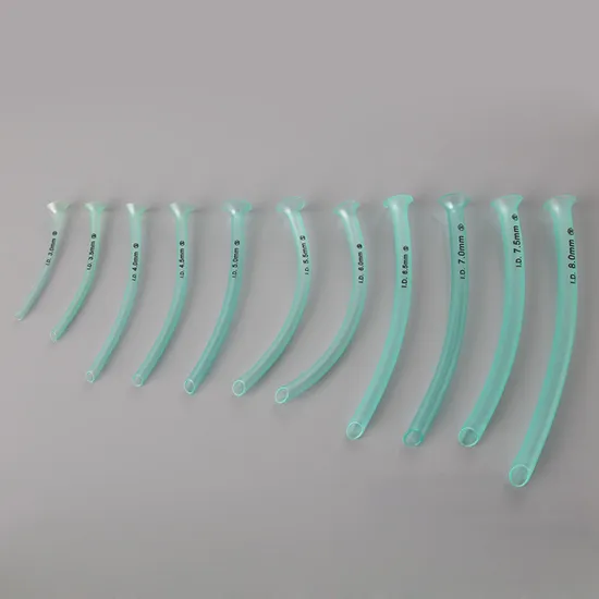 Orcl Npa Steril Trumpet Nasal Airway with Lubricant Medical PVC Nasopharyngeal Tube Disposable Nasopharyngeal Airway 