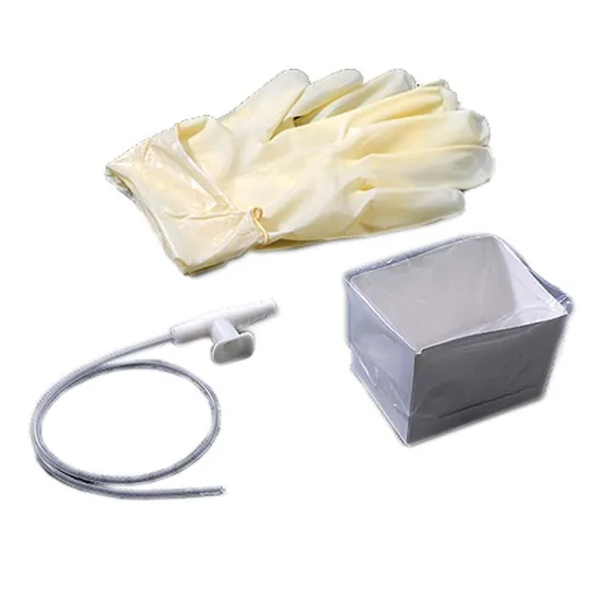 Disposable Medical Sterile Suction Catheter Kit with Normal Saline 
