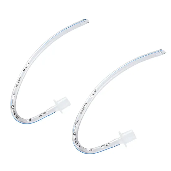 Preformed Cuffless PVC Endotracheal Tube for Safe Intubation 