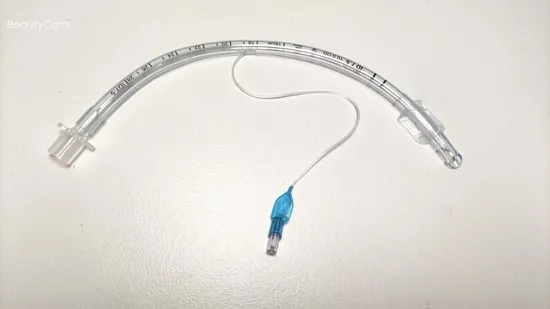 Medical Silicone Reinforced Oral Nasal Endotracheal Tube Tracheal Tube 
