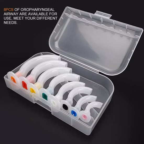 Airway Oral Kit Tube First Emergency Inserting Care Silicone Aid Health Oropharyngeal Tool Mouth Nasopharyngeal Nasal