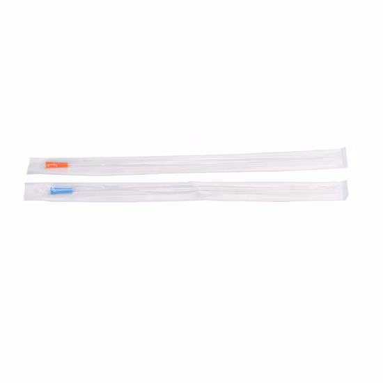 Ce&ISO Approved Many Colors Closed PVC Suction Catheter
