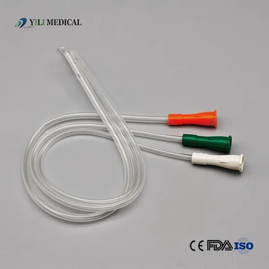 Hot Drilling Treatment Comfortable PVC Foley Catheter Disposable Intermittent Urinary Catheter 