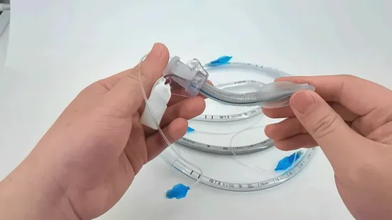 Sterile Medical Wholesale Cuffed/Uncuffed Reinforced Endotracheal Tube 