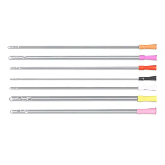 Bm® Disposable High Quality Medical PVC Coated Hydrophilic Intermittent Catheter 